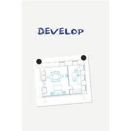 Legamaster Whiteboard BOARD-UP 75 x 50 cm Weiß