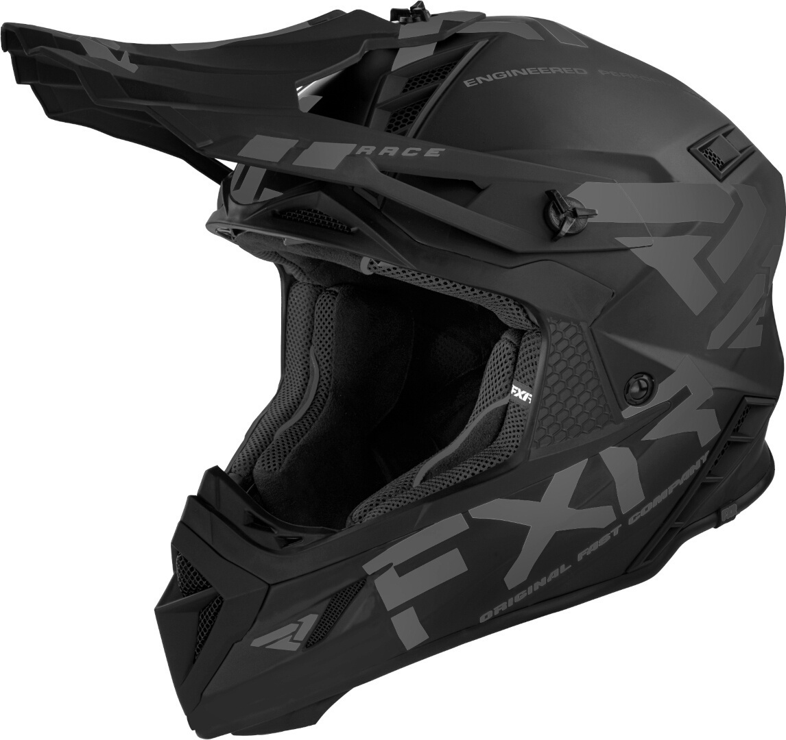 FXR Helium Prime Motorcross helm, zwart, S Voorman