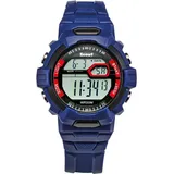 Scout Quarzuhr 0 mm Kunststoff Blau Silikonarmband Blau