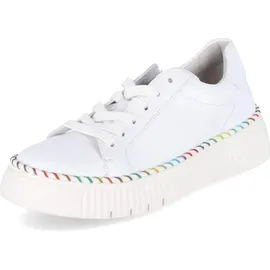 Gabor Plateau Schnürschuhe in Weiß 40 EU - Gr.: