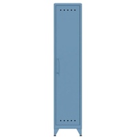 BISLEY Stahlschrank Fern Locker FERLOC605 blau 38,0 x 51,0 x 180,0 cm, aufgebaut