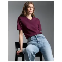 TRIGEMA V-Shirt DELUXE Baumwolle - L