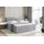 altdecor BOXBETT mit Matratze und Lattenrost, - ARDENI - 160x200 cm - H4 - Hellgrau
