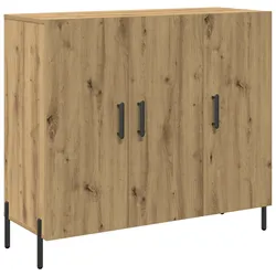 vidaXL Sideboard Artisan Eiche 90x34x80 cm Material