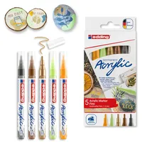 edding Acrylmarker fein e-5300 Natur, 5er Set