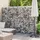 vidaXL Gabionenwand mit Abdeckung 300 x 30 x 200 cm