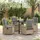 vidaXL Garten Essgruppe 5-tlg. Beige