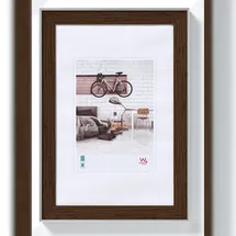 walther + design Bohemian Bilderrahmen Nussbaum 30x40 cm 4er Set