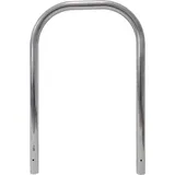 Baumarktplus Fahrradanlehnbügel 116x78,5 cm Edelstahl Ø 60 mm zum Einbetonieren Fahrradständer Parker grau Typ U