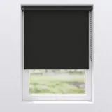 MY HOME Verdunklungsrollo MY HOME "Bern", schwarz, schwarz, B:85cm H:190cm, Polyester, Rollos, Verdunklungsrollo, Klemmfix