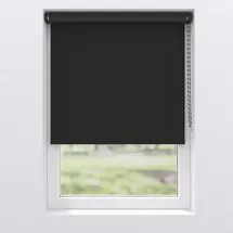 MY HOME Verdunklungsrollo MY HOME "Bern", schwarz, schwarz, B:85cm H:190cm, Polyester, Rollos, Verdunklungsrollo, Klemmfix