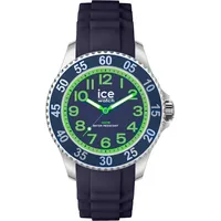 ICE-Watch ICE steel Dino - Silbergraue Jungenuhr mit Silikonarmband - 020362 (Small)