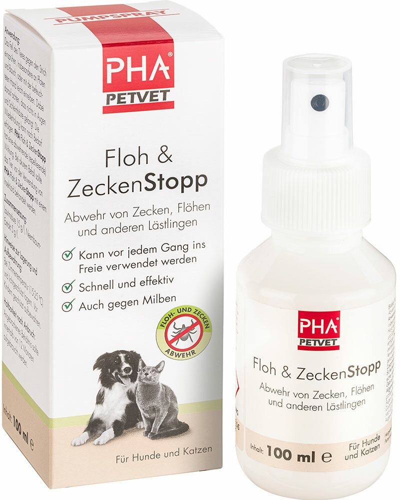 PHA Floh- & Zeckenstopp Spray 100 ml 100 ml Spray