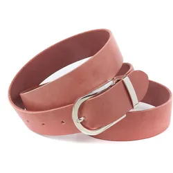 Anthoni Crown Ledergürtel, Pflanzlich gegerbter Vollrindledergürtel Anthoni Crown pink 100