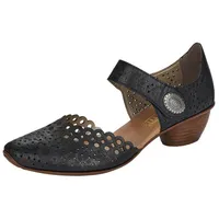 Rieker Damenschuhe mit Absatz 43711, Schwarz, 40 EU - 40 EU