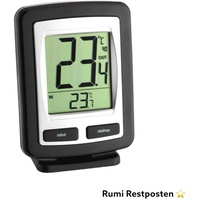 TFA 30.3040 ZOOM digitales Funk Thermometer mit Außensensor Temperatur