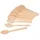 Gräwe Bambus-Löffel Set 25 Stück 16,5 cm, Einwegbesteck