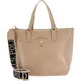 U.S. Polo Assn. Shopper Heat Shopping Bag Beige