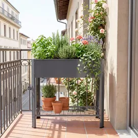 VCM Balora XL 80 x 35 x 80 cm Schwarz