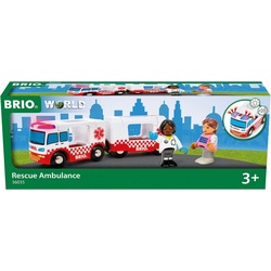 BRIO® Spielzeug-Auto BRIO Rettungswagen, mit Licht- & Soundeffekt bunt