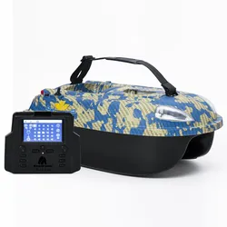 BearCreeks iPilot15 GPS Autopilot Futterboot: Kompakte Präzision für das Karpfenangeln mit Sonaroptionen Kopie - Camouflage