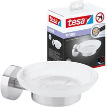 Tesa Seifenschale Wandmontage MOON silber, 1 St.