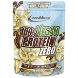 Ironmaxx 100% Vegan Protein Zero - Vanilla Dream 500g | zuckerfreies und proteinreiches Eiweißpulver aus 4 Komponenten | veganes Proteinpulver ohne Aspartam