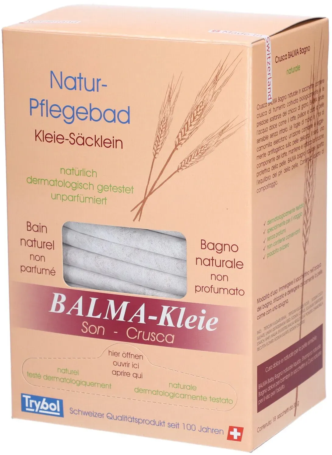 Balma Kleie Natur Pflegebad 18 Btl 35 g