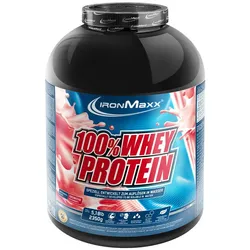 Ironmaxx IRONMAXX 100% WHEY PROTEIN (900g apple cinnamon) (2350 g, Erdbeere)