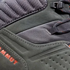 Mammut Mercury IV Mid LTH Men | Wanderschuhe für Herren, Trekkingschuhe mit Vibram Sohle, Outdoor Schuhe, Leichte Bergschuhe, Freizeitschuhe für Hiking und Trekking | Black-Hot Red, 7.5