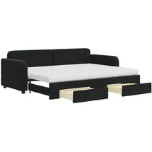 vidaXL Tagesbett 80 x 200 cm Schwarz