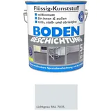 Wilckens 5 L. Neutral Bodenbeschichtung Flüssig Kunststoff, Farbwahl Seidenmatt - 5 l - Lichtgrau RAL 7035
