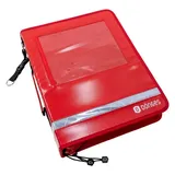 Dönges Dokumentenmappe Komfort, rot/weiss (Organizer Fahrtenbuch Ringbuch Schnellhefter Mappe Ringmappe Hefter Multiorganizer) Material: PVC Plane