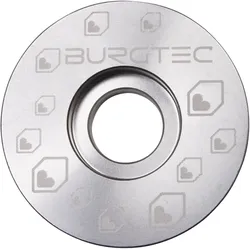 Top Cap - Rhodium Silver