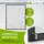 Juskys Fliegenschutzgitter mit Aluminiumrahmen 80 x 100 cm anthrazit