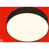 Briloner LED Deckenlampe 1 Rund schwarz