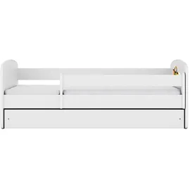 raumhirsch furniture Kinderbett 80 x 180 cm Holzwerkstoff weiß
