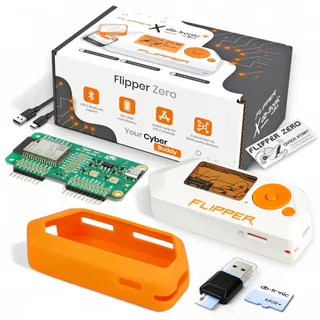 Flipper Zero Starter Full Set | Flipper Zero | WiFi-Board | Silikonhülle | 64GB Speicherkarte | USB-Kartenleser