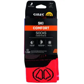 SIDAS Ski Comfort Socken Black/Orange EU 39-41