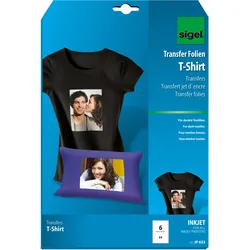sigel InkJet Transfer-Folien für T-Shirts