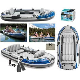 Intex Schlauchboot Excursion 4 Set (68324NP)