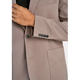 Lindbergh Sakko Relaxed Fit", Herren, Gr. L, deep sand mel, Obermaterial: 65% Polyester, 31% Viskose, 4% Elasthan; Futter: 100% Polyester, Sakkos