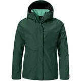 Schöffel 3in1 Okere Doppeljacke Damen in dark jade, Größe 38 - grün