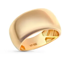 Fingerring LADY Gr. 20, gold (gelbgold 375), Fingerringe, Damen, 20, Metall-Metall, Metall, Metall