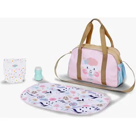Zapf Creation Puppenwickeltasche Wickeltasche Blumen rosa 837894