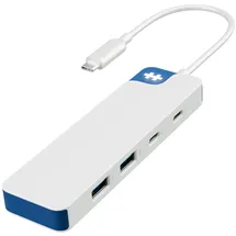 Hyper HyperDrive Flex 4 Port USB-C Combo Hub weiß/blau