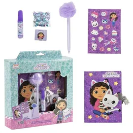 Cerdá Cerda Tagebuch Gabby’s Dollhouse Tagebuch Set Kinder Schreibset, Notizbuch, Geschenk blau|bunt