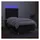 vidaXL Boxspringbett 100 x 200 cm Schwarz