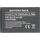 AccuCell Akku passend für Doro Primo 368, Maße 53,1x33,8x5,4mm, Li-ion Doro RCBNTC05, 3,7V, 1000mAh, 3,7Wh