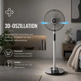 Solis Step & Chill 25 cm Standventilator Schwarz